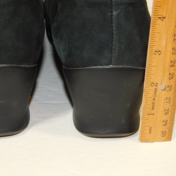 Dr. Zen Walky Suede Leather Wedge Comfort Shoes Size 43 (US Size 10.5) - Picture 6 of 11